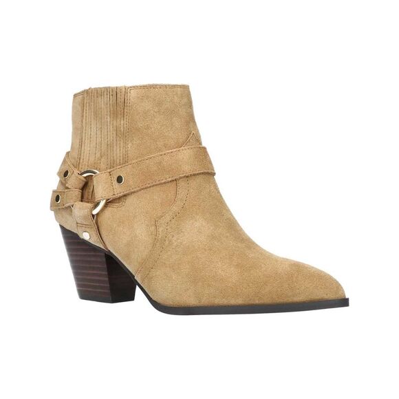 BELLA VITA Shoes - BELLA VITA Womens Desert Beige Western Influenced Harness Bronx Booties 9.5 WW
